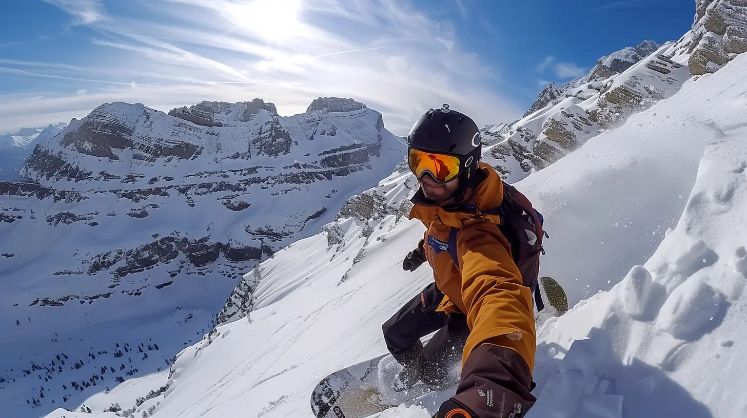 Overcoming Fear: Conquering Steep Slopes on a Snowboard