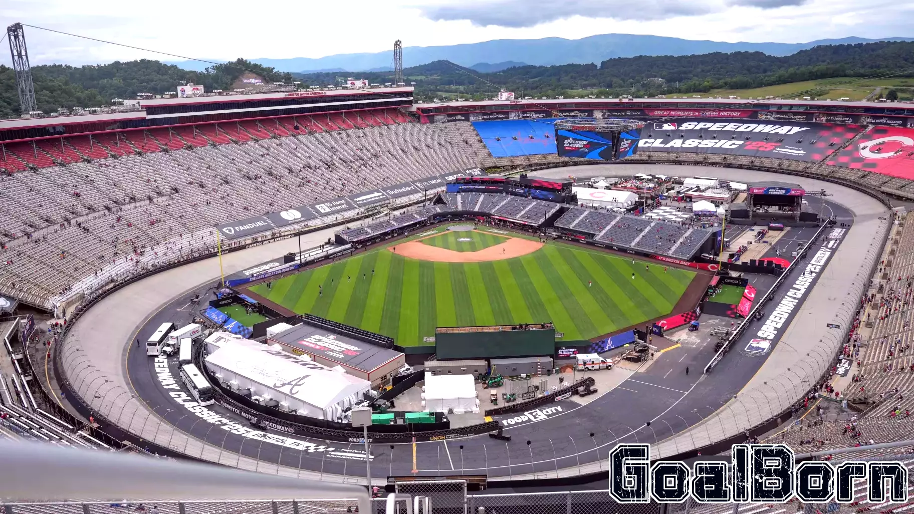 Historic Attendance Mark Achieved at MLB's Inaugural Speedway Classic Despite Rain